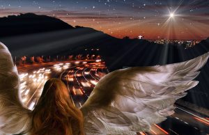Los Angeles Freeway Angel
